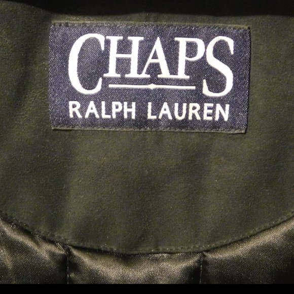 Chaps Ralph Lauren Men's Trench Coat w/ Removal Lining, Med, Black - Picture 5 of 6